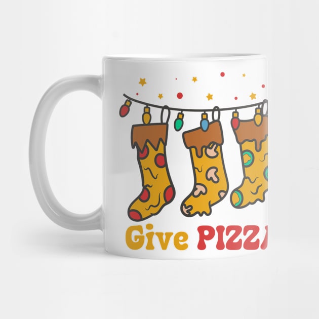 pizza christmas, give pizza by dadan_pm